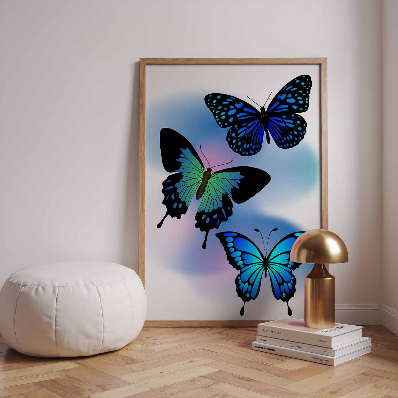 Betoverende Vlinderpracht Poster-WallArtistic
