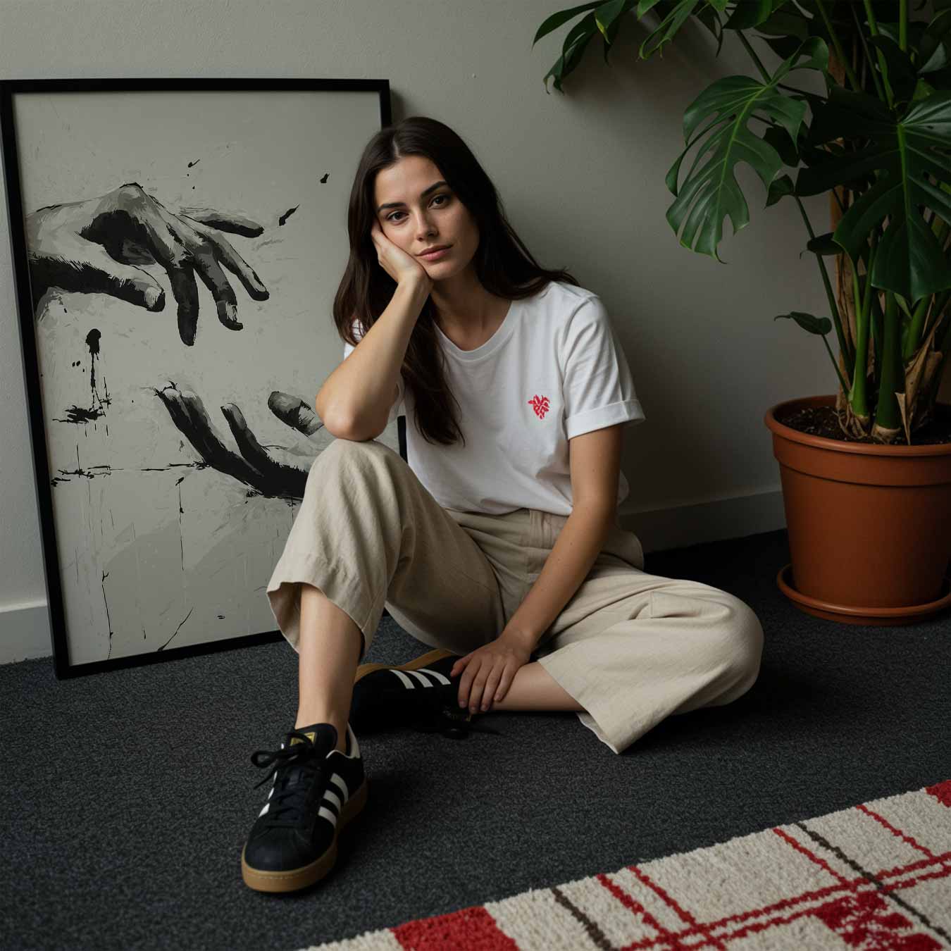 Artistieke Handen in Beweging Poster-WallArtistic