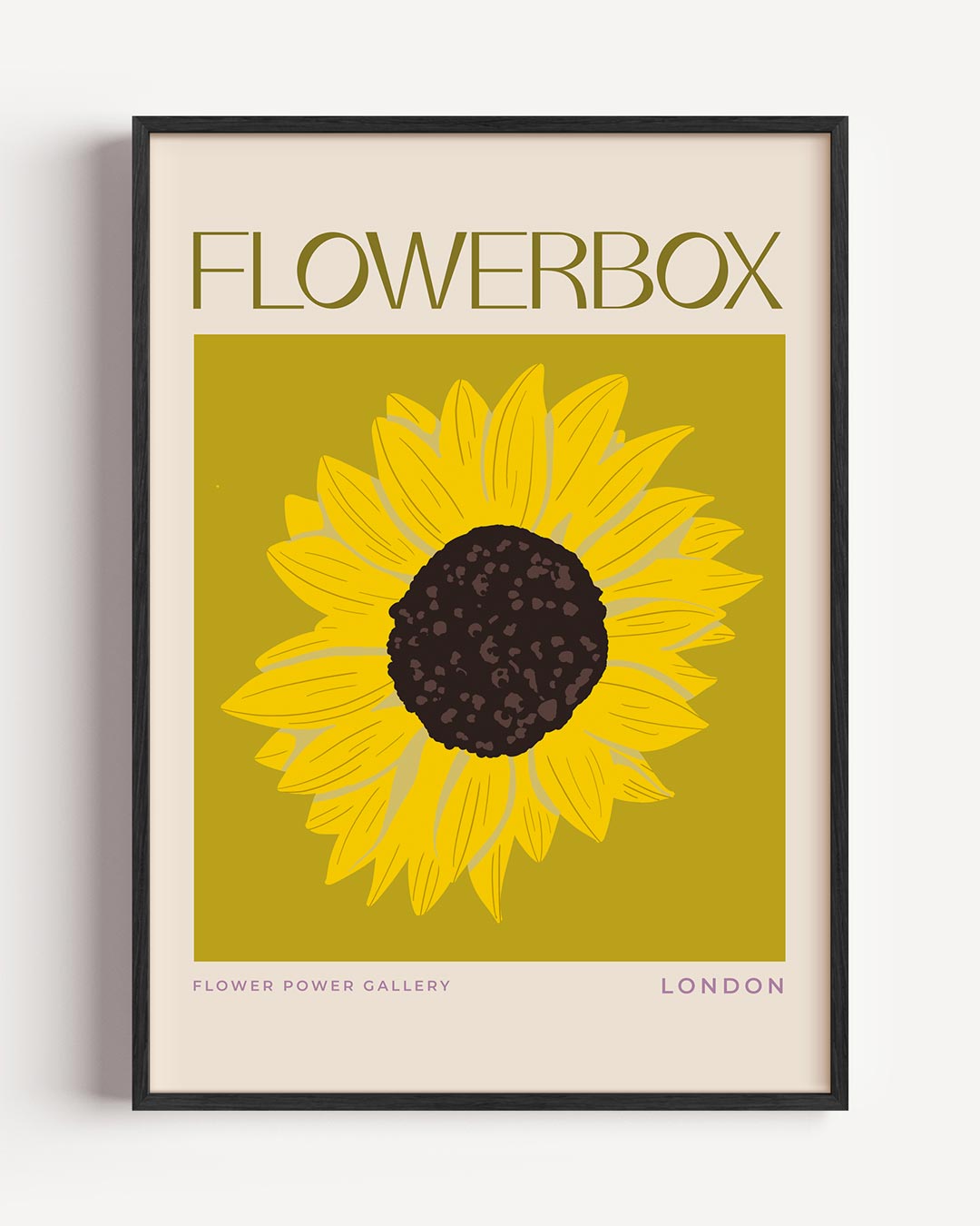 Zonnige Zonnebloem Poster-WallArtistic