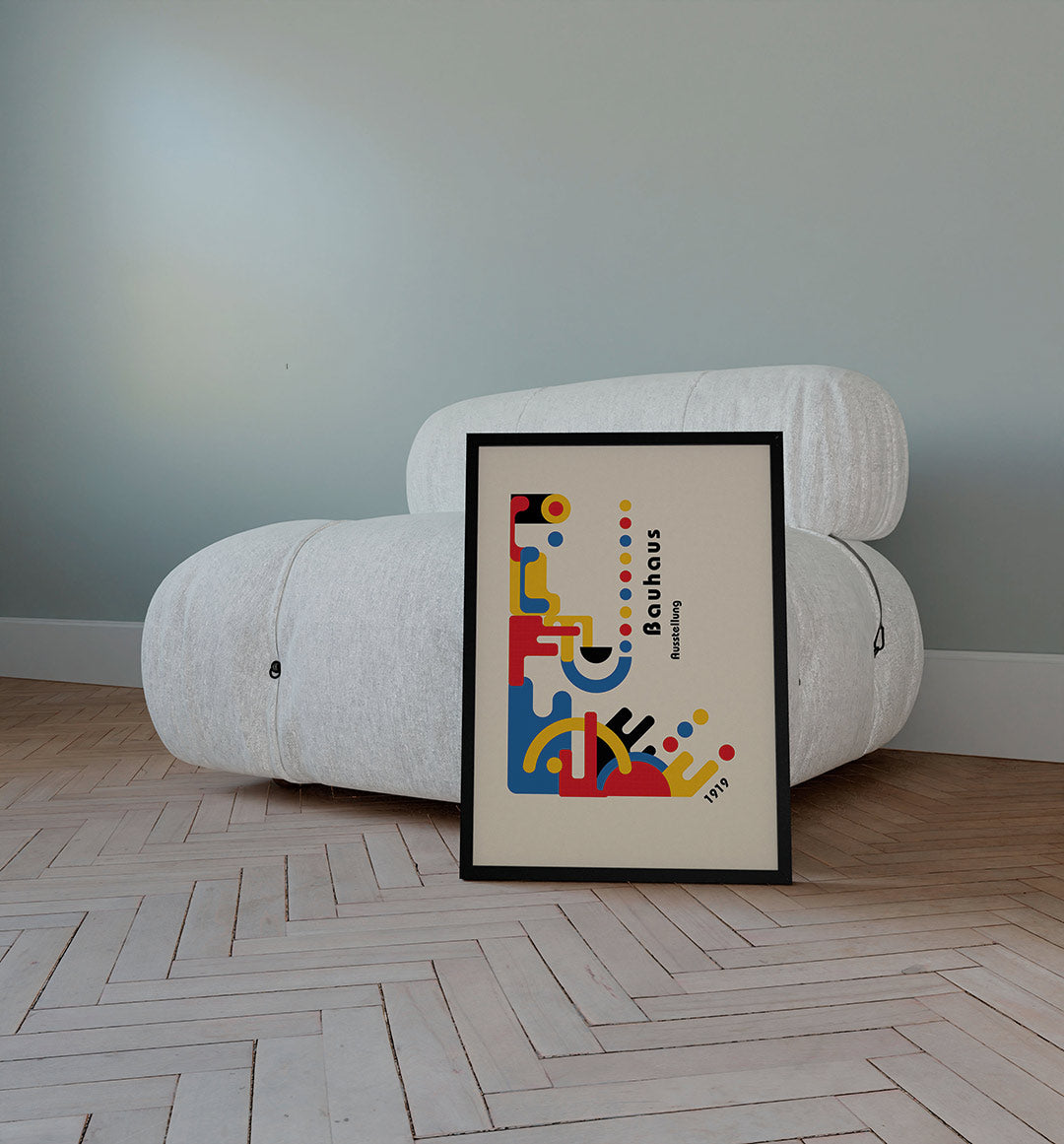 Vormen en kleurvlakken Poster