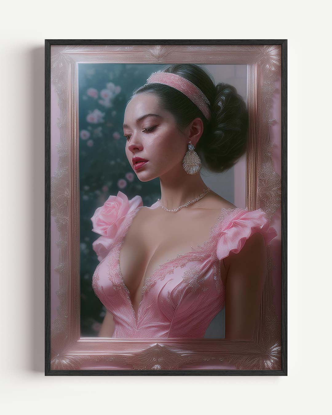 Sierlijke Elegantie Portret Poster