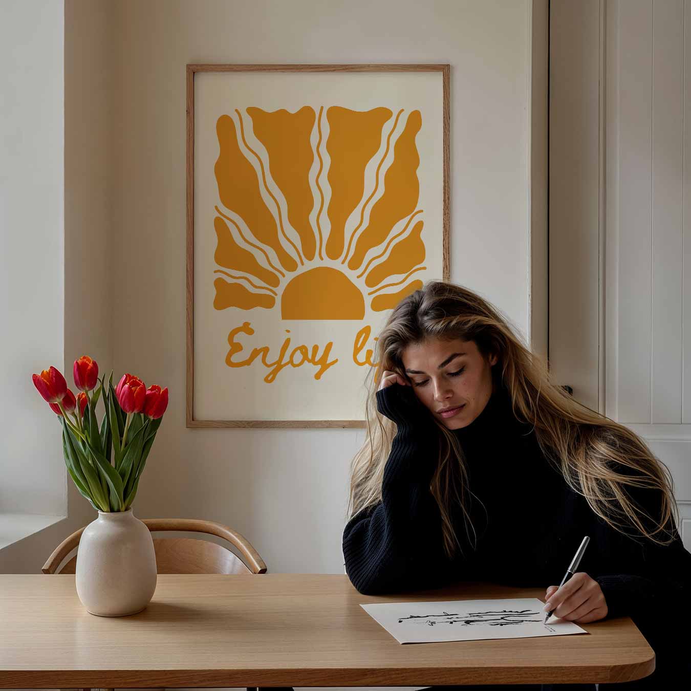 Geniet van het Leven Poster