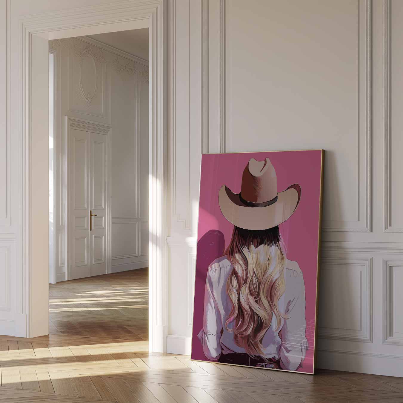 Stijlvolle Cowgirl Poster