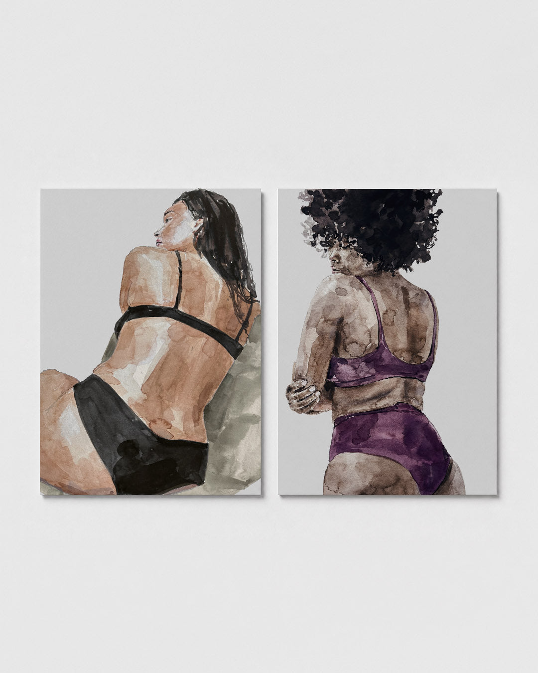 Zachte lijnenspel Posterset