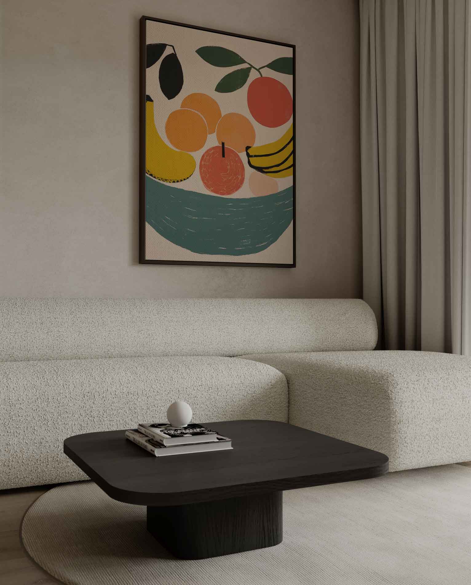 Vrolijk Fruit Kunstwerk-canvas-dibond-plexiglas-wanddecoratie-WallArtistic