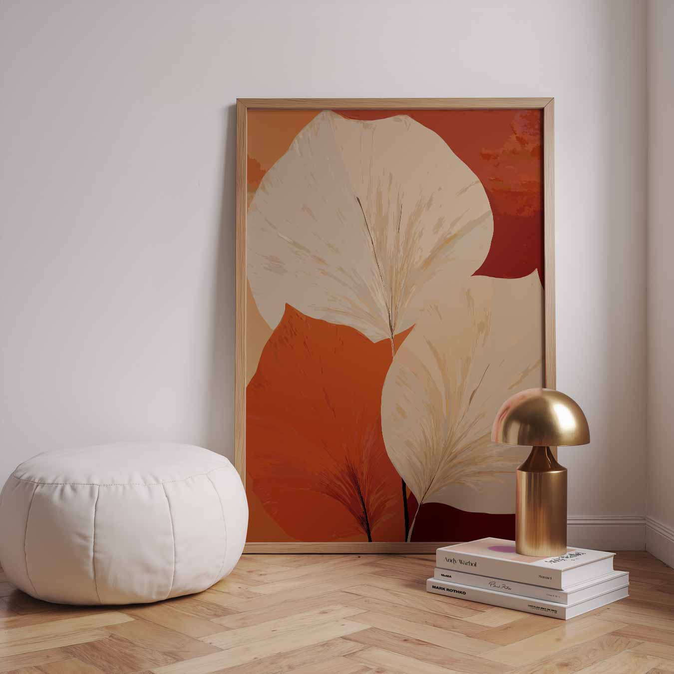 Warme Bladeren Kunstposter