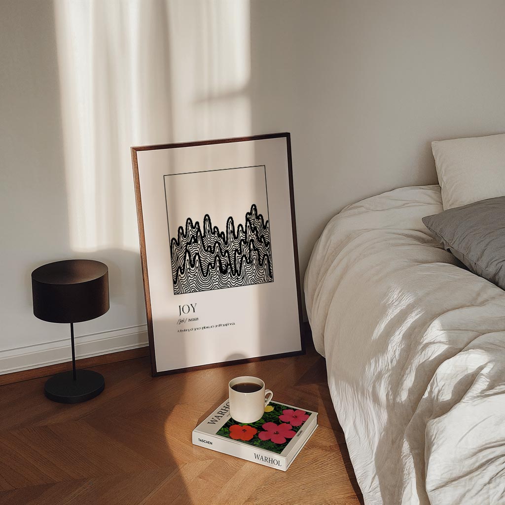 Joyful Lines Poster-WallArtistic