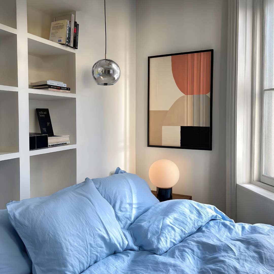 Moderne Abstracte Vormencollage Poster-WallArtistic