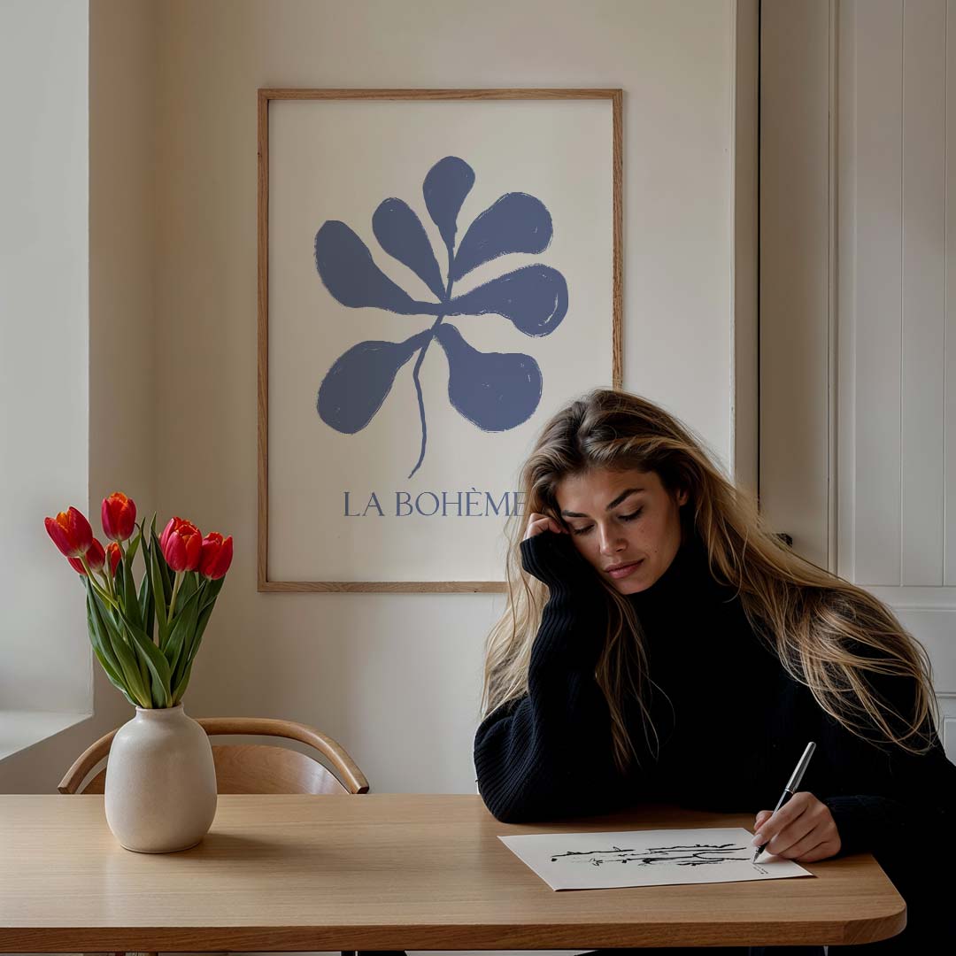 La Bohème Bloemenprint Poster-WallArtistic