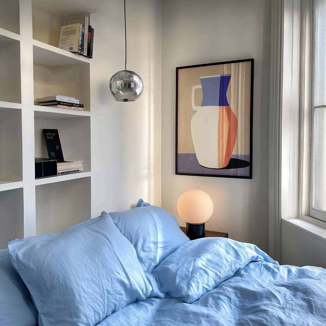 Kleurrijke Vaas Kunstposter-WallArtistic