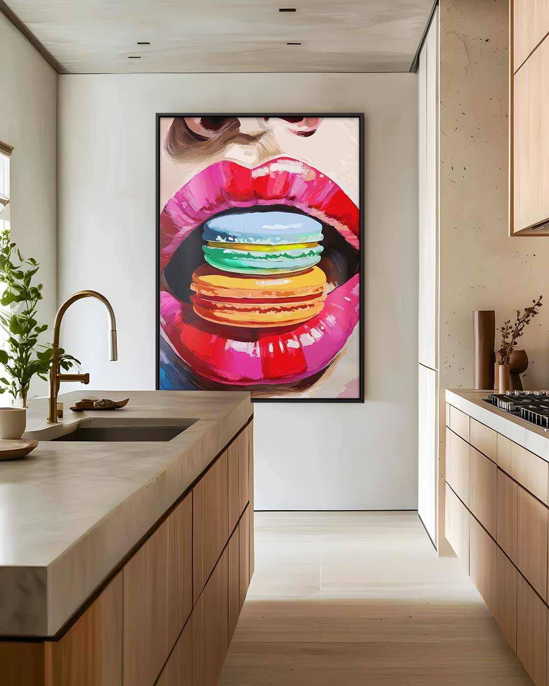 Kleurrijke Beleving van Smaak Kunstwerk-canvas-dibond-plexiglas-wanddecoratie-WallArtistic