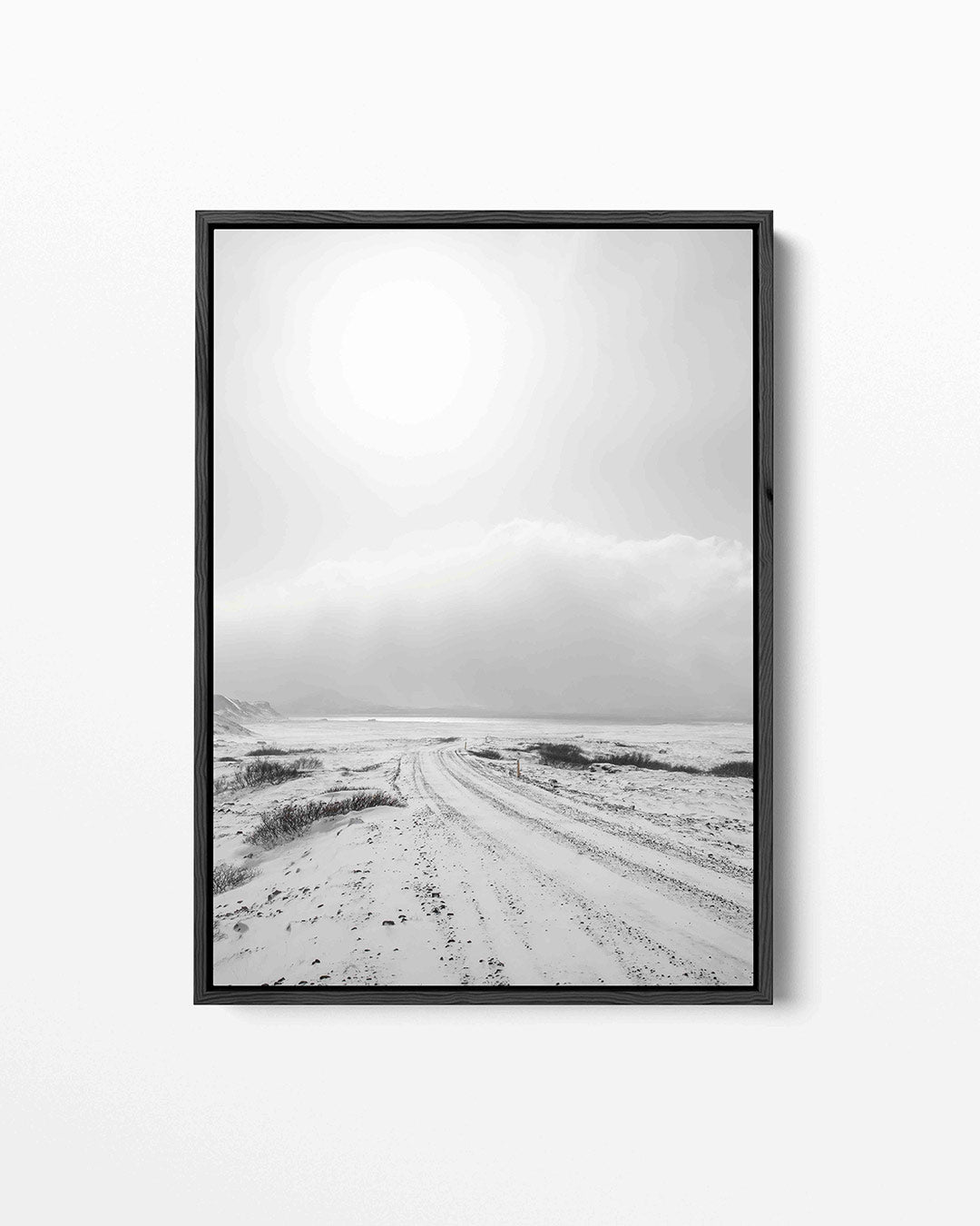 Rustige winterlandschap Kunstwerk
