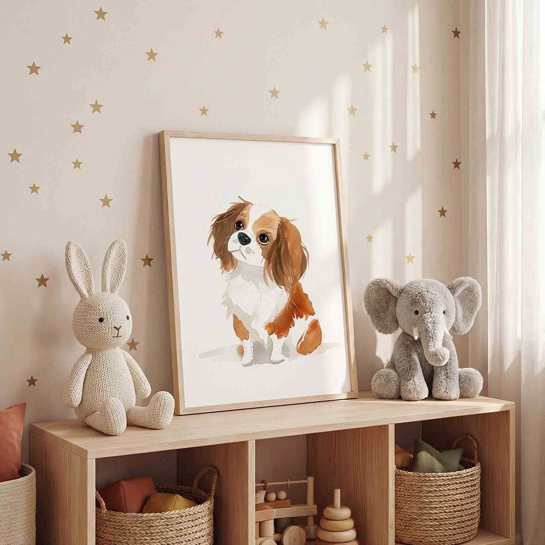 Hond met bruine vlekken Poster