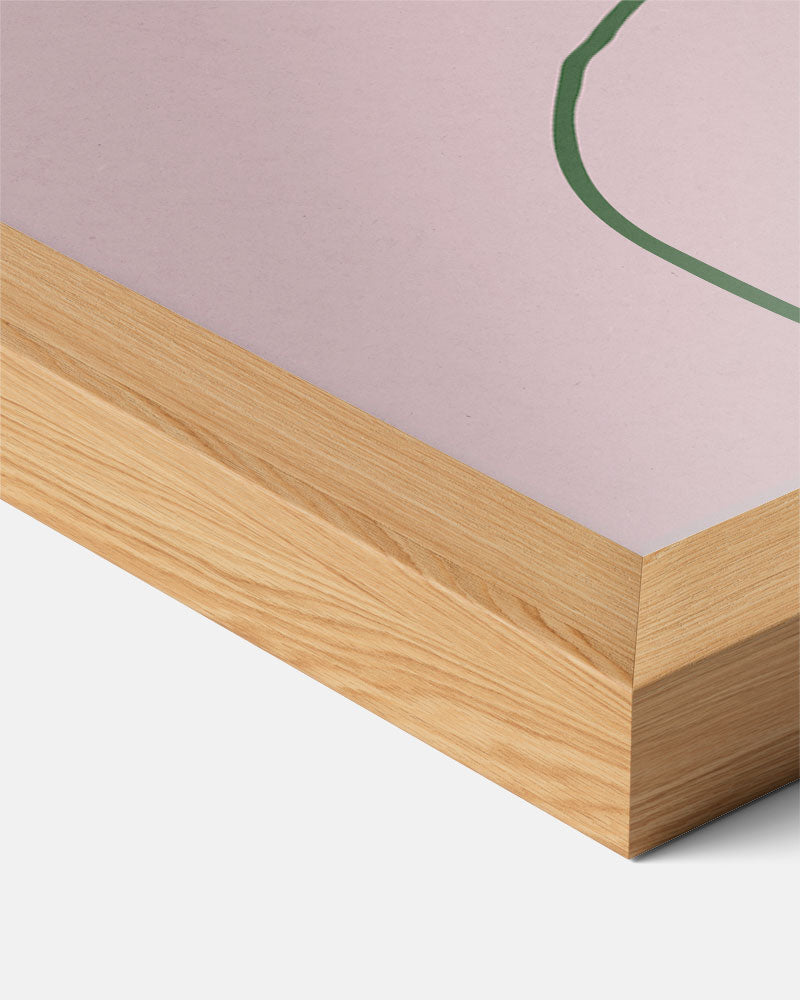 Minimalistische Bloemenvaas Poster-WallArtistic