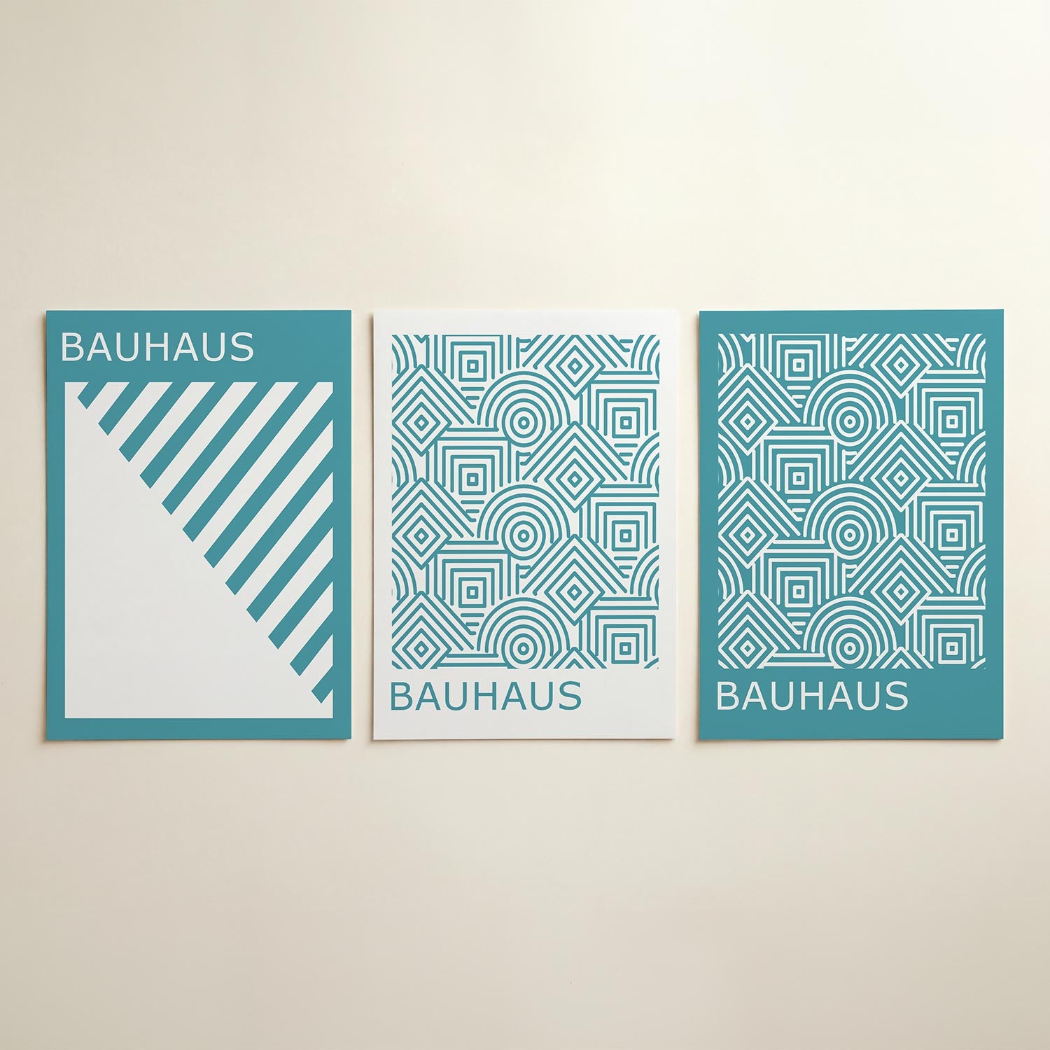 Lijnen en vlakken Posterset