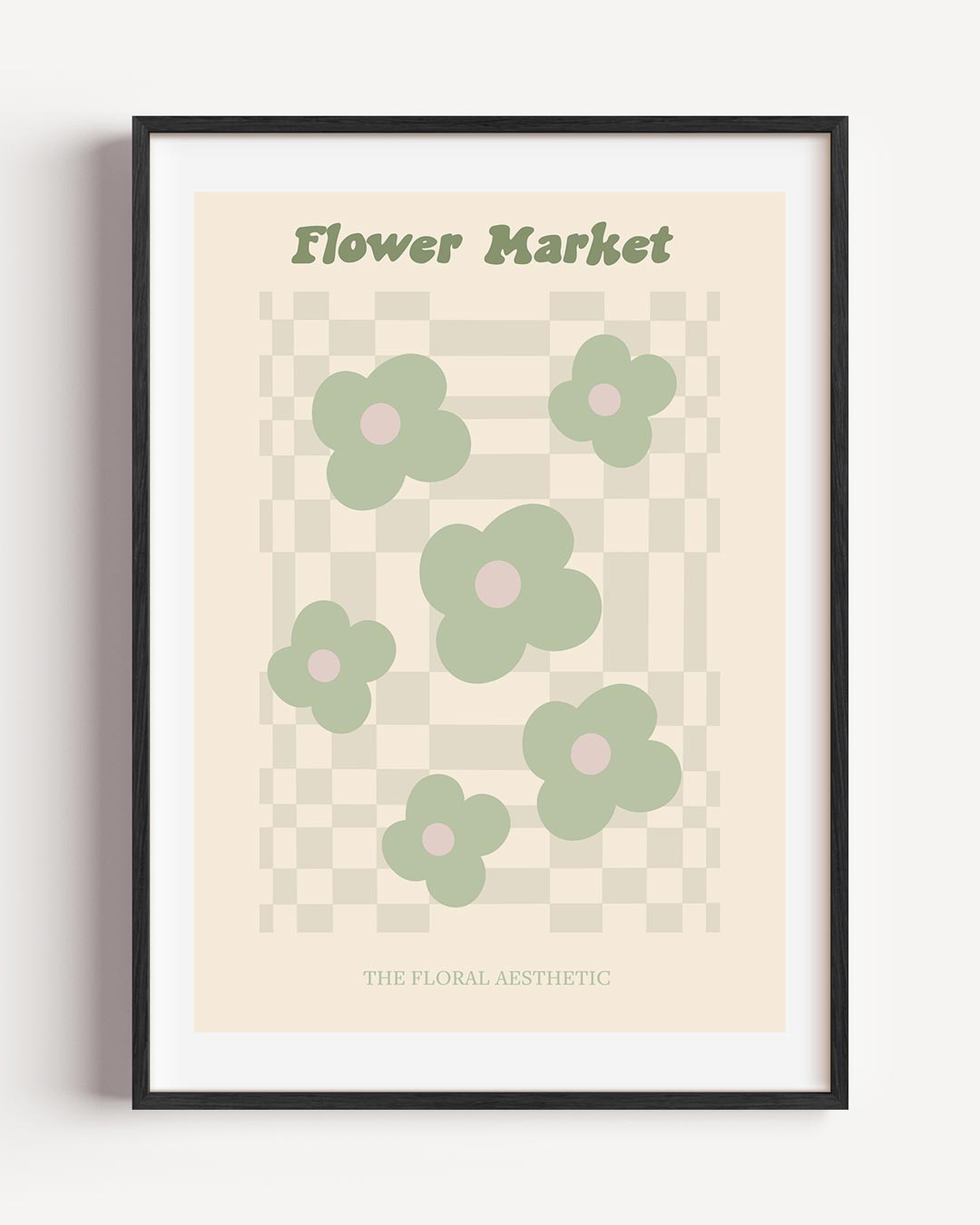 Vintage Bloemenmarkt Poster-WallArtistic