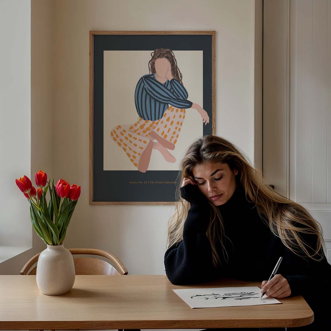 Abstracte Allure Poster-WallArtistic