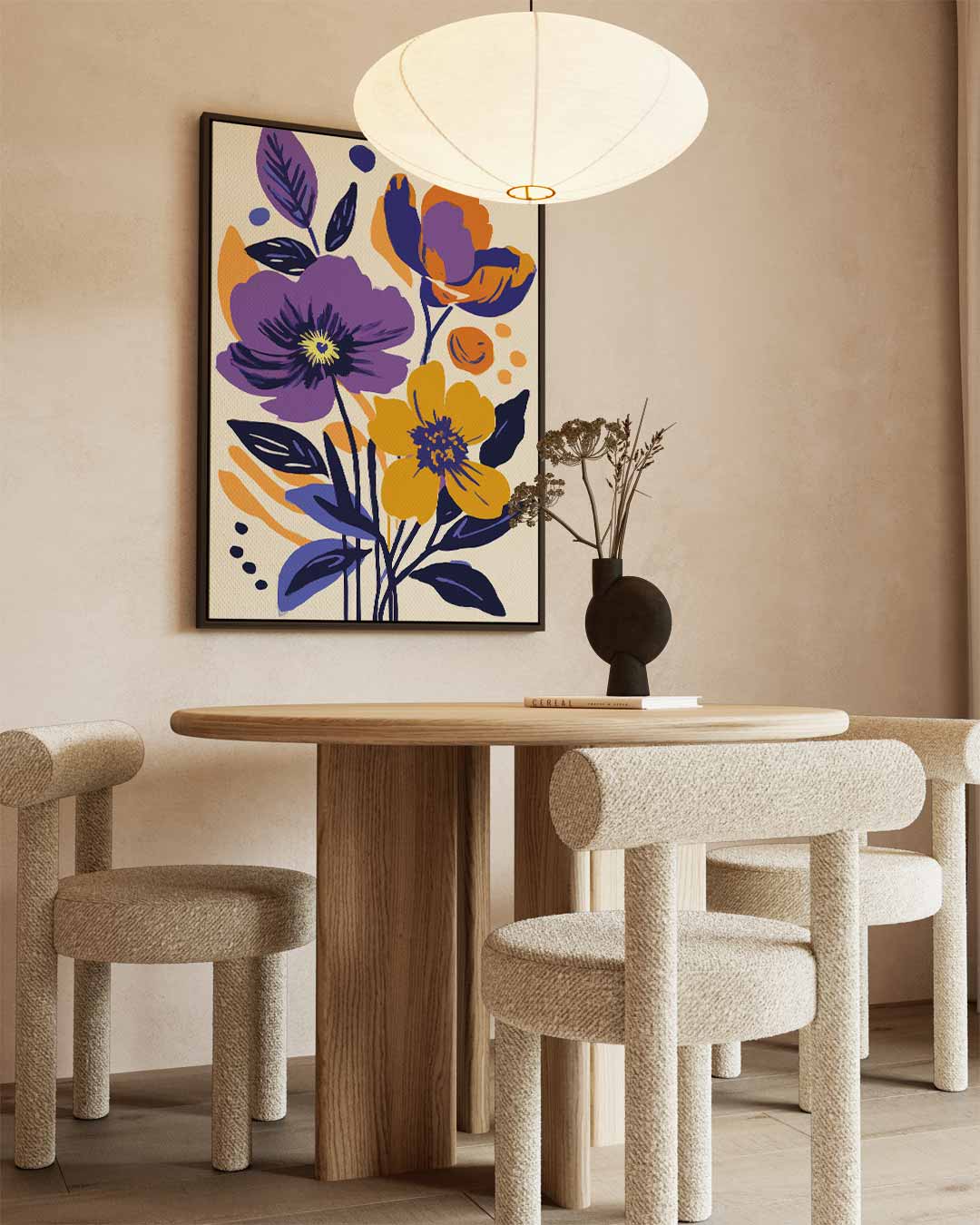 Bloemenpracht in Kleuren Kunstwerk-canvas-dibond-plexiglas-wanddecoratie-WallArtistic