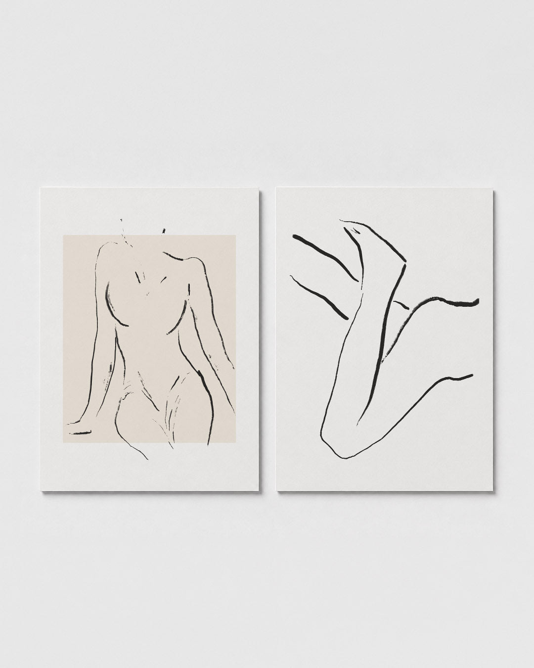 Lijnenspel en vormen Posterset