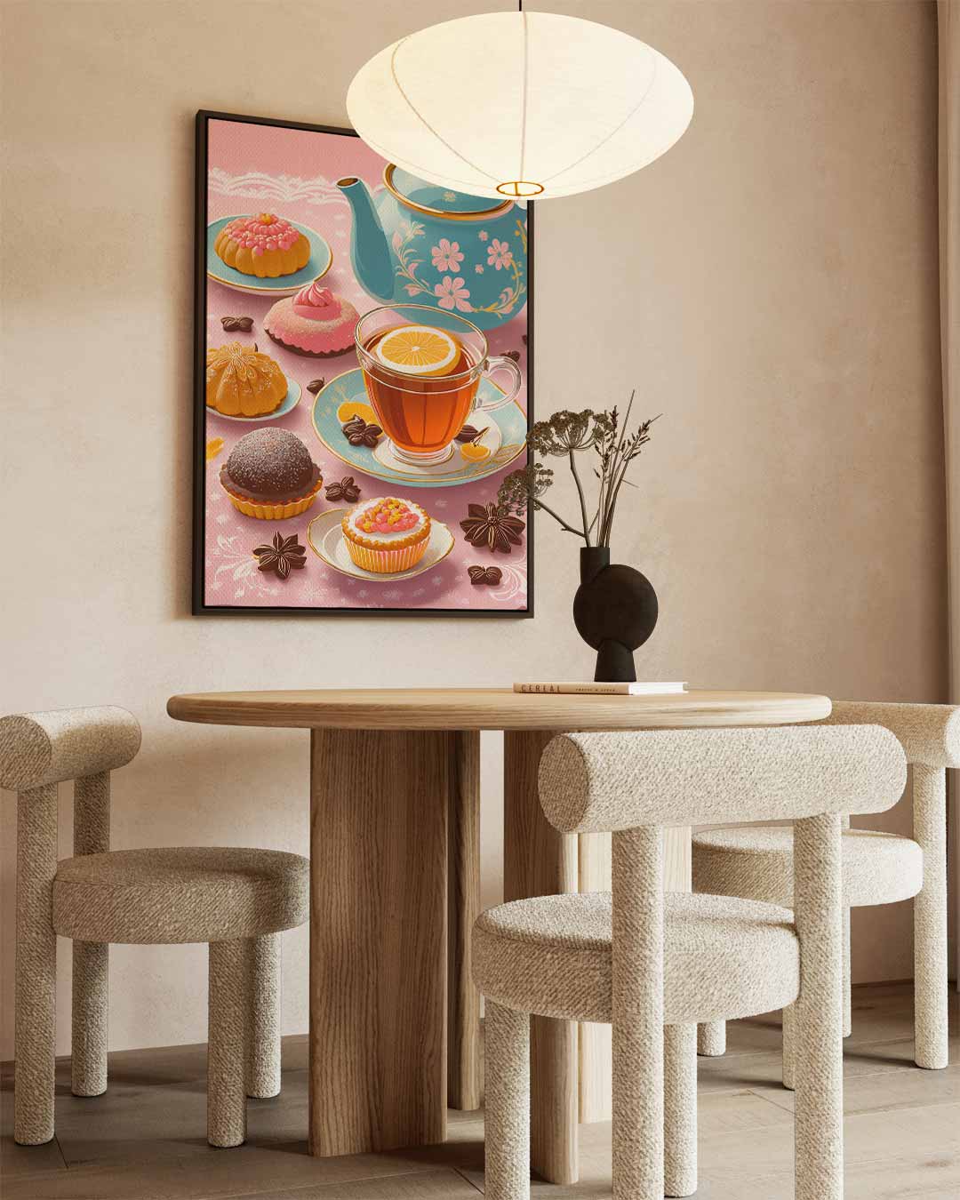 Theetijd Verwennerij Kunstwerk-canvas-dibond-plexiglas-wanddecoratie-WallArtistic