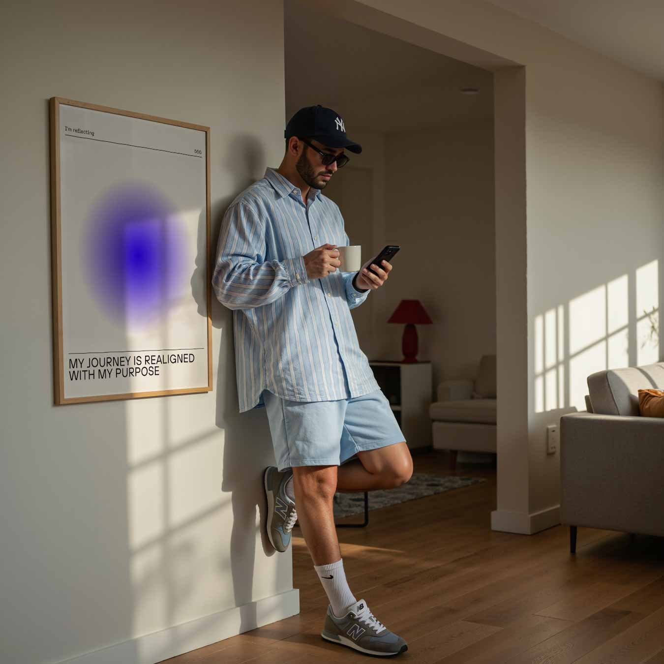 Inspirerende Reflectieposter-WallArtistic