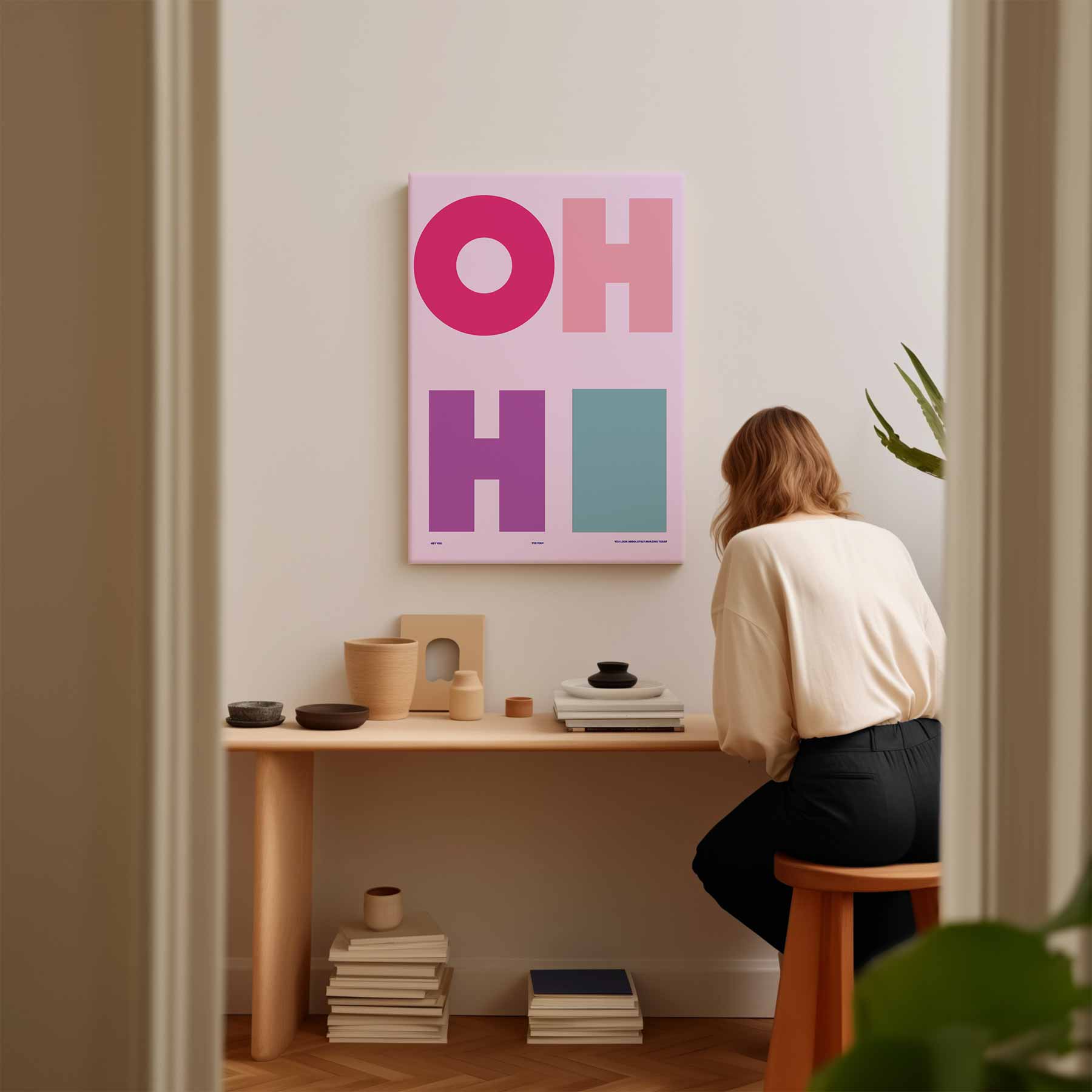 Kleurrijke Woordenboost Kunstwerk-canvas-dibond-plexiglas-wanddecoratie-WallArtistic