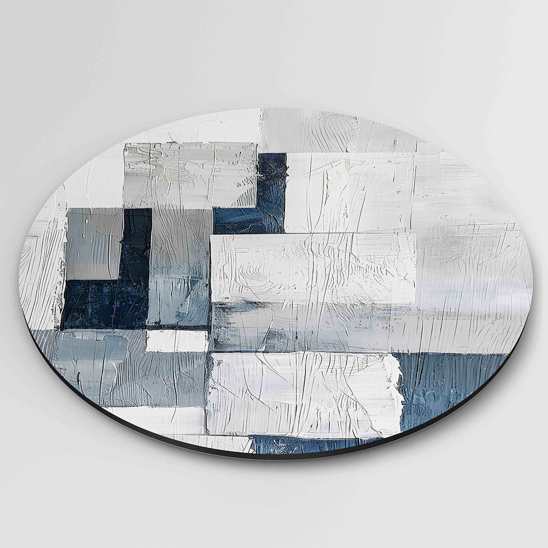 Abstracte rechthoeken Muurcirkel