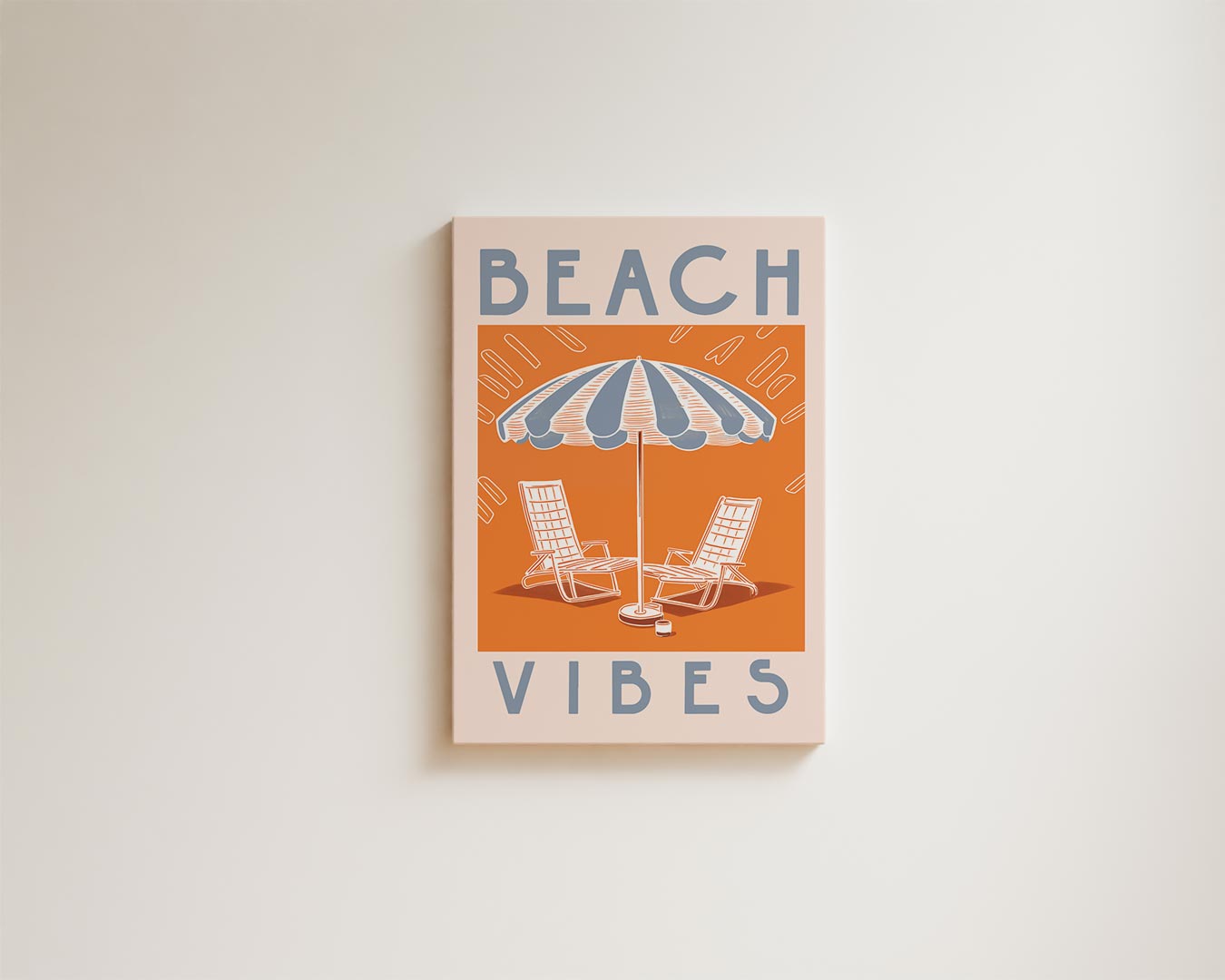 Zomerse Strandvibes Kunstwerk-canvas-dibond-plexiglas-wanddecoratie-WallArtistic