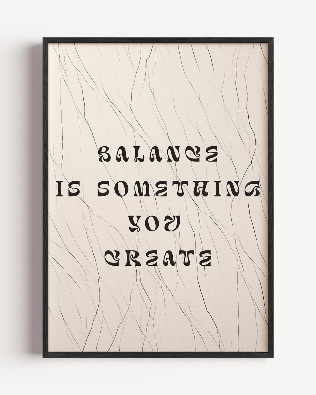 Inspirerende Balance Poster-WallArtistic
