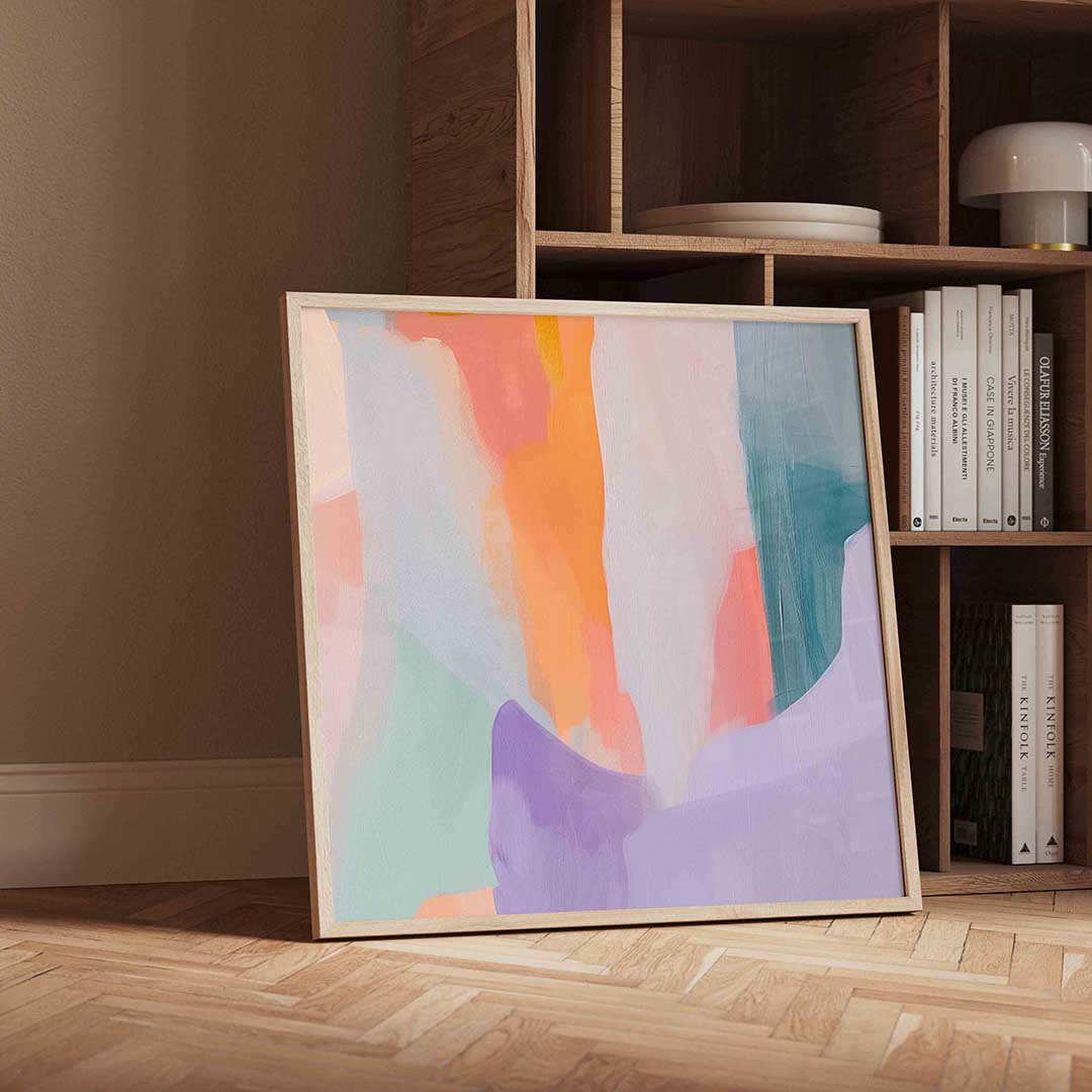 Abstracte kleurencompositie Poster