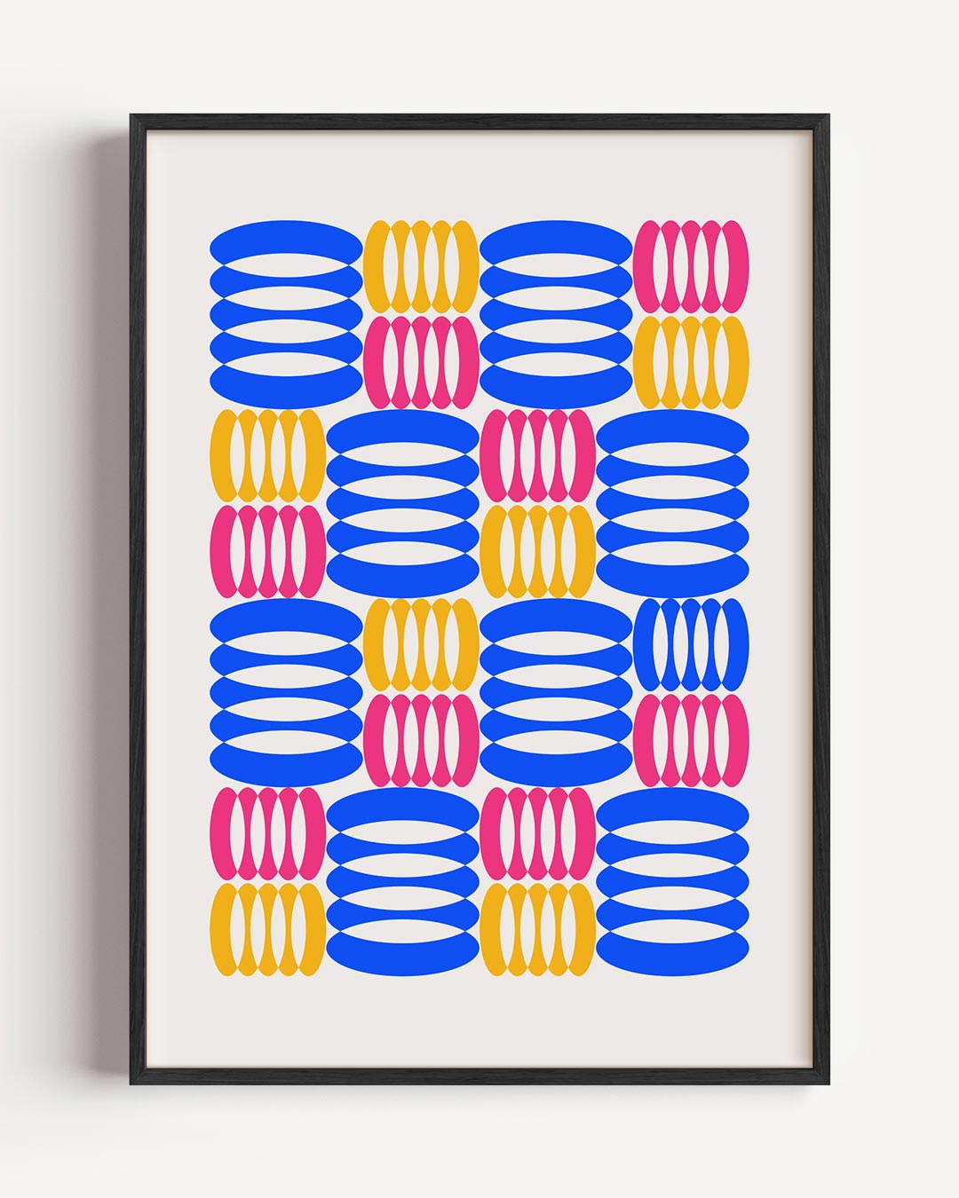 Kleurrijke Patronenpracht Poster-WallArtistic