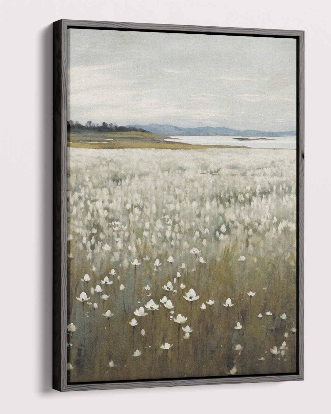 Bloemenzee bij de Zee Kunstwerk-canvas-dibond-plexiglas-wanddecoratie-WallArtistic