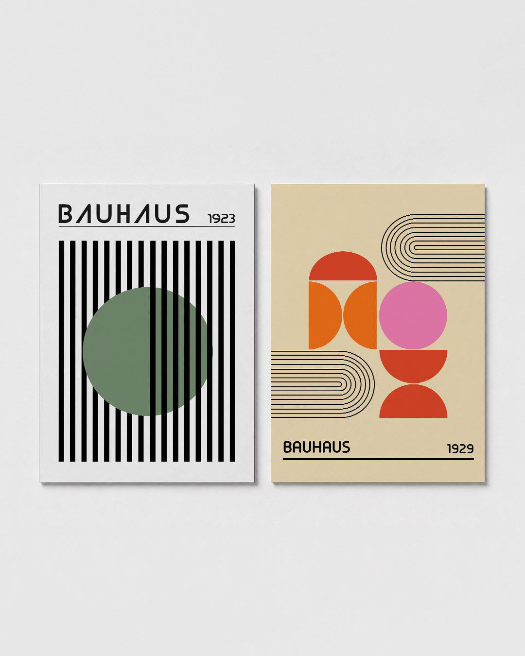 Lijnen en cirkel Posterset