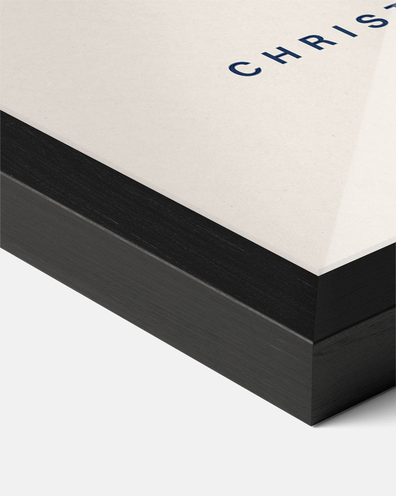 Kerstkrans Bloemenposter-WallArtistic