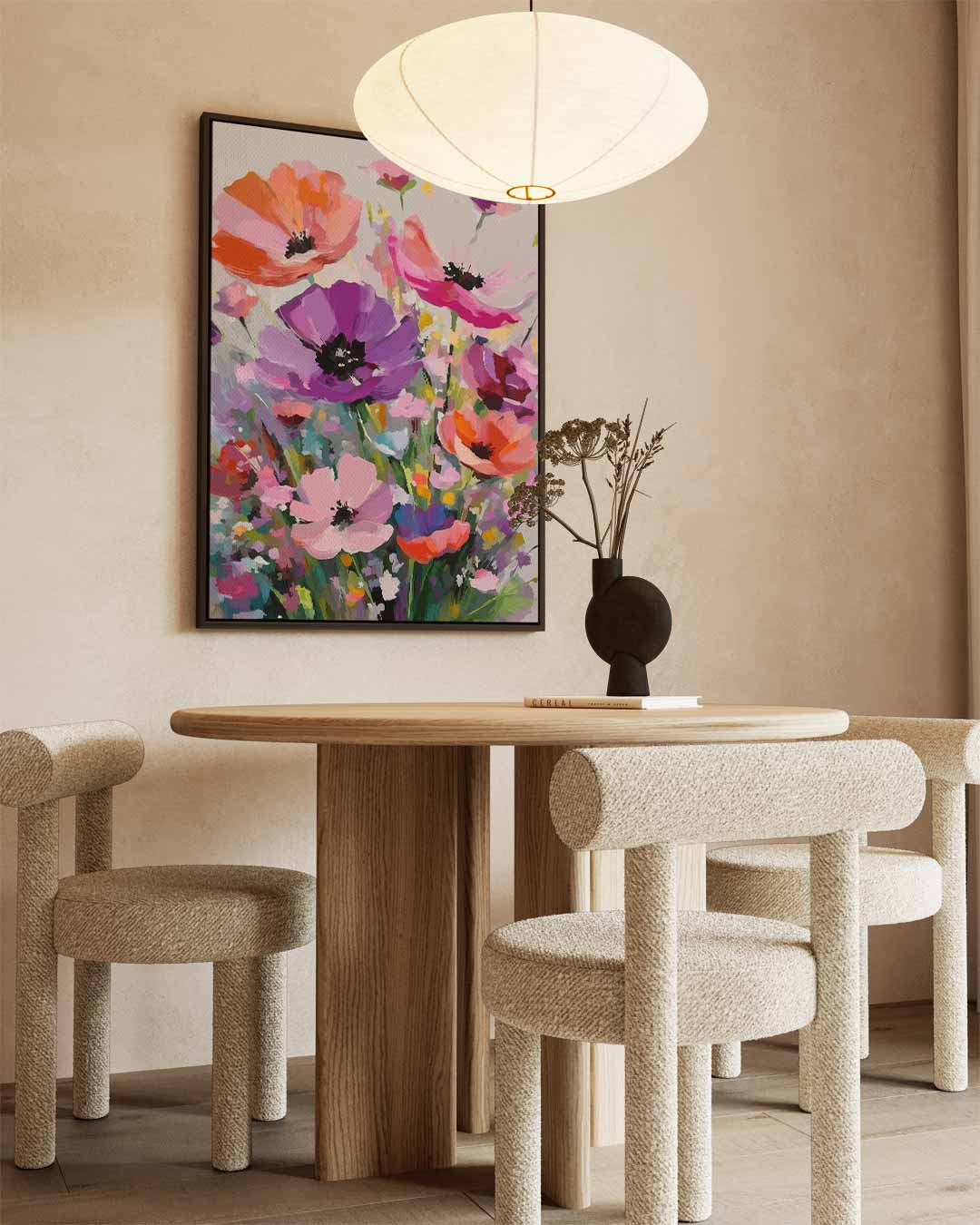 Bloemenweelde Schilderij Kunstwerk-canvas-dibond-plexiglas-wanddecoratie-WallArtistic