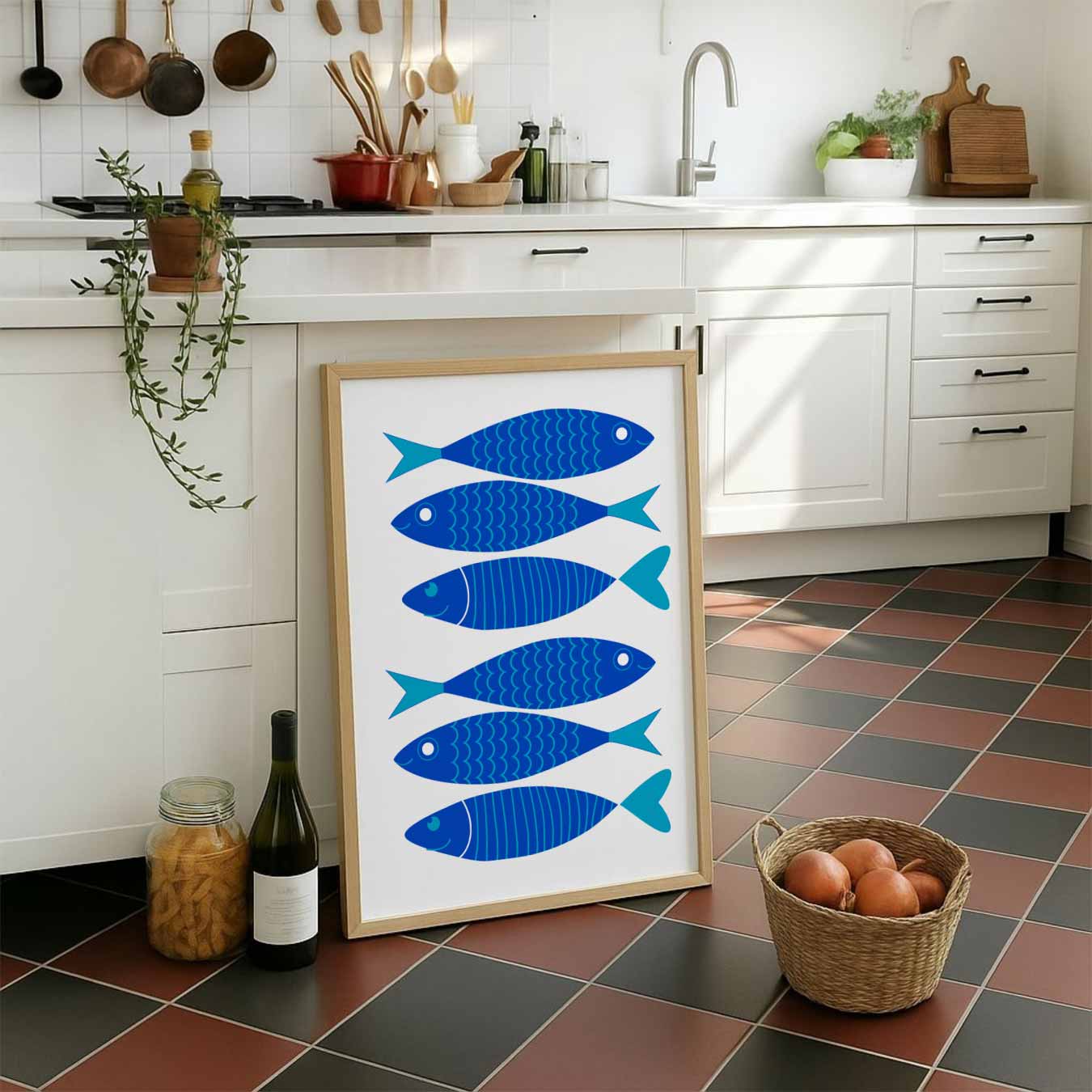 Vrolijke Visjes Poster-WallArtistic