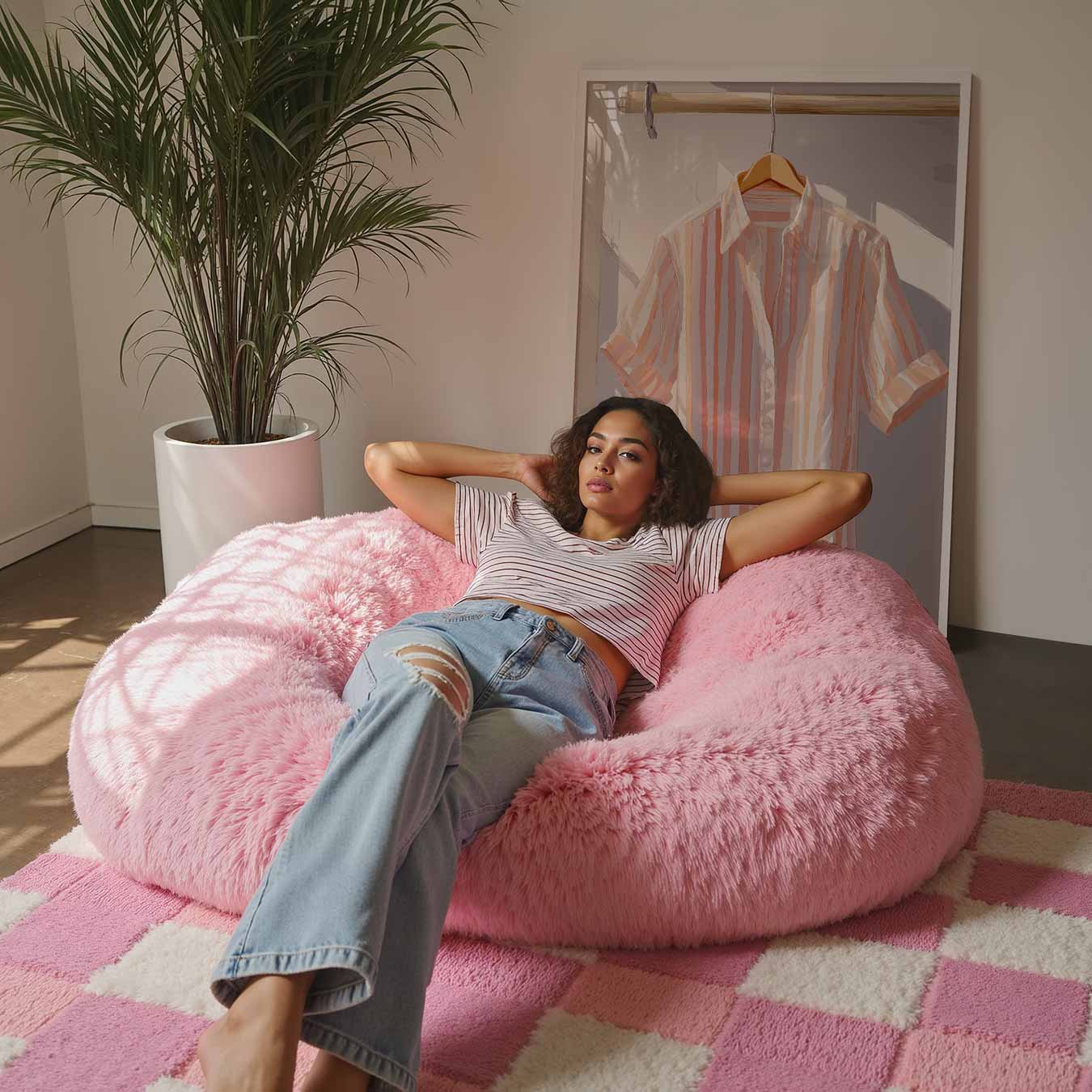 Zomerstrepen Poster-WallArtistic