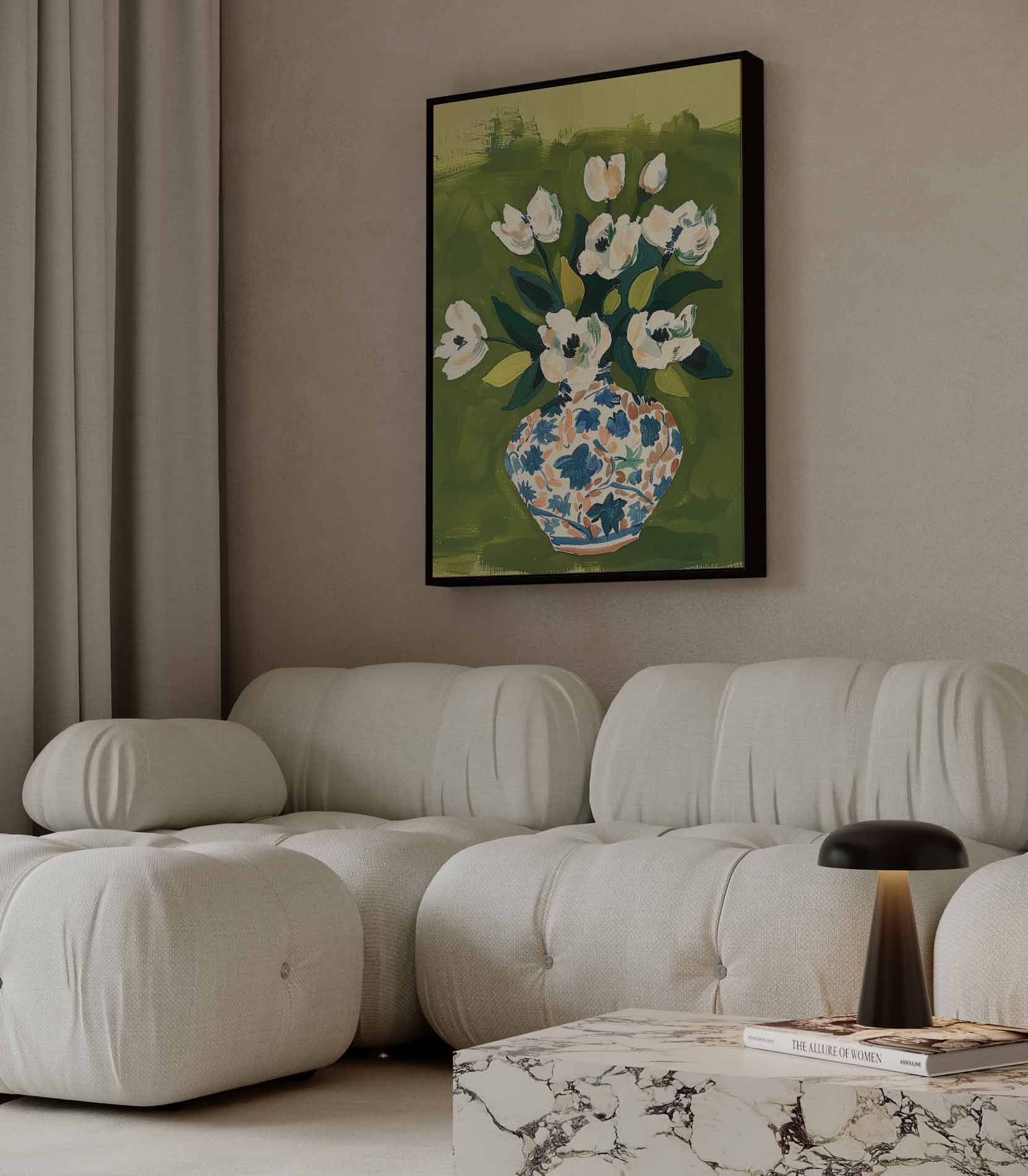 Bloemrijk In Schoonheid Kunstwerk-canvas-dibond-plexiglas-wanddecoratie-WallArtistic