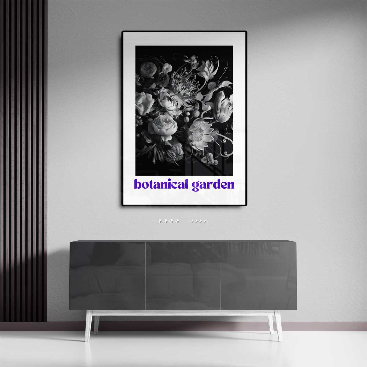 Botanische Tuin Wandkunst Kunstwerk-canvas-dibond-plexiglas-wanddecoratie-WallArtistic
