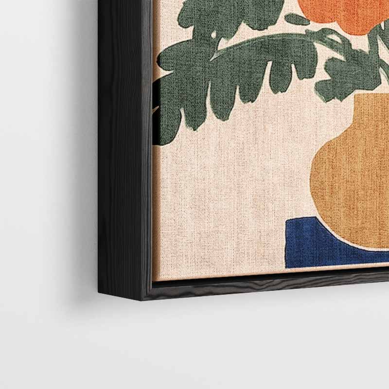 Kleurrijke Bloemenpracht Kunstwerk-canvas-dibond-plexiglas-wanddecoratie-WallArtistic