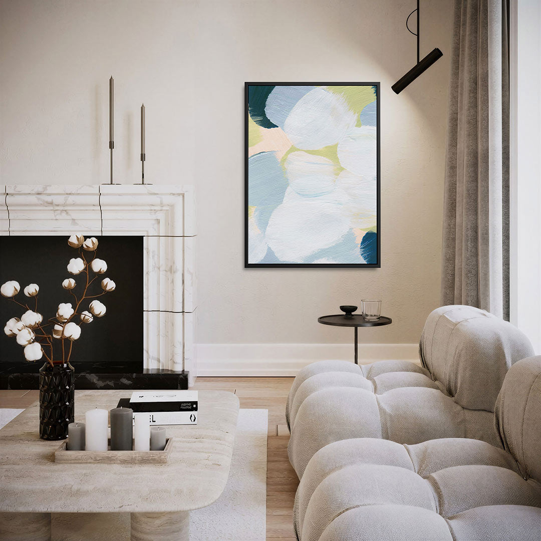 Organische vormen compositie Kunstwerk
