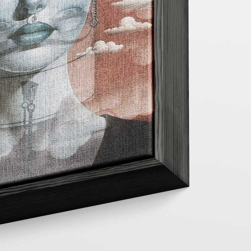 Dromerige Illusie Kunstwerk-canvas-dibond-plexiglas-wanddecoratie-WallArtistic