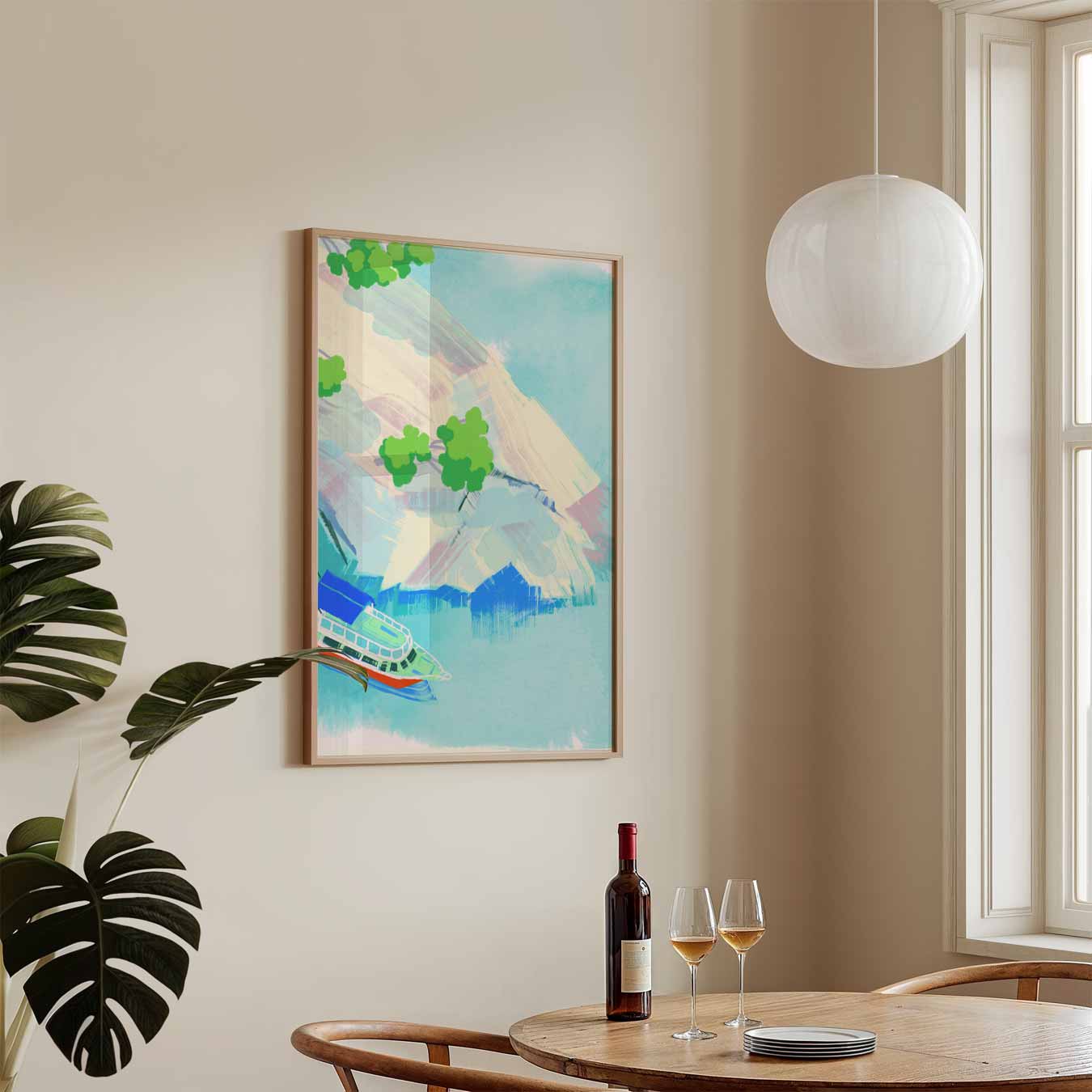 Kleurrijke Cruise Escape Poster
