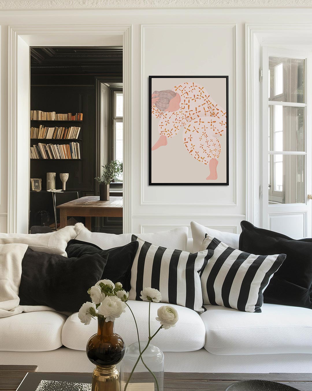 Vloeiende vormen Kunstwerk