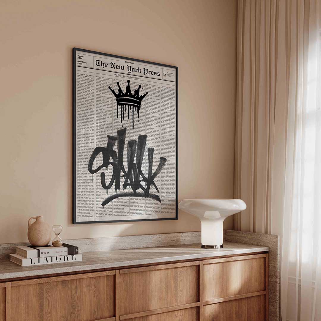 Krant met kroon Poster