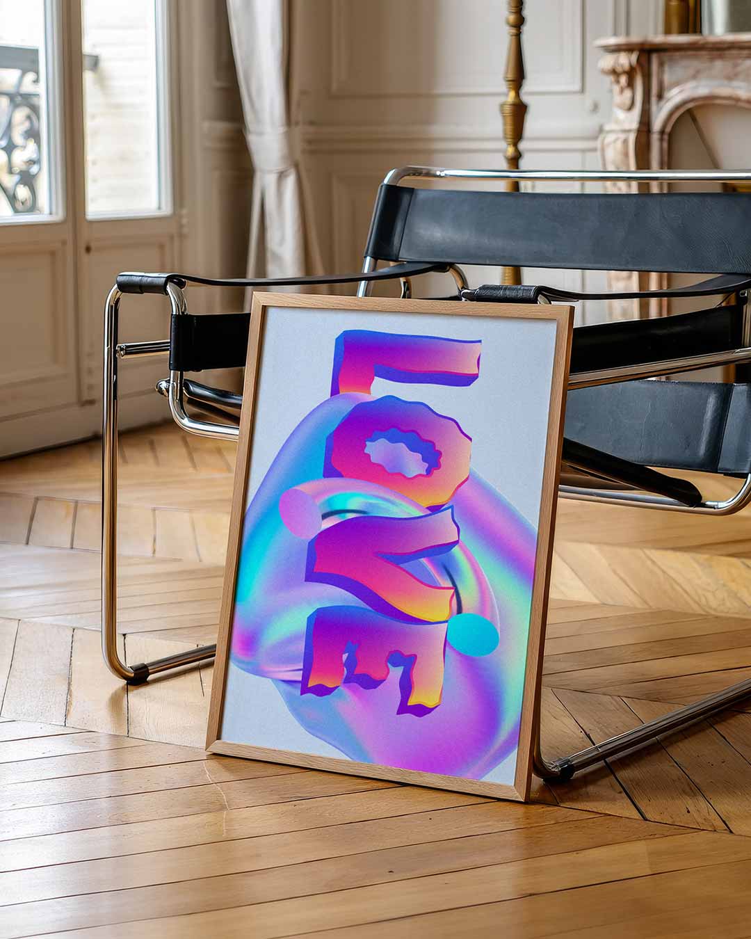 Kleurvolle Abstractie Poster