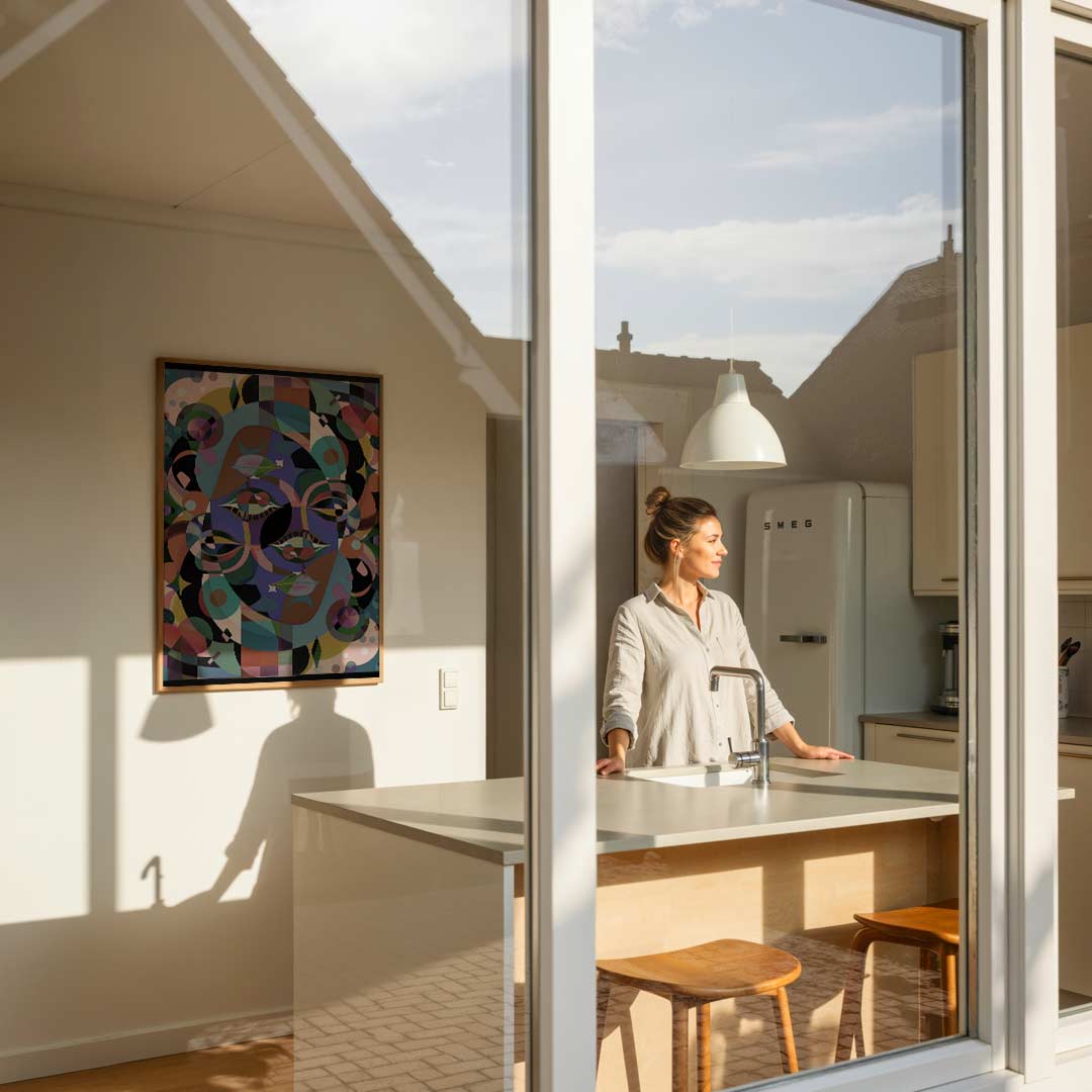 Kleurrijke Dromen Abstracte Kunstposter-WallArtistic