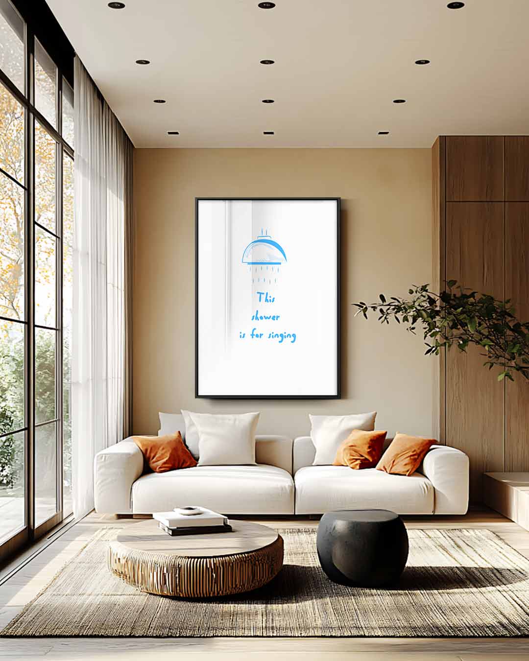 Doucheplezier Schilderij Kunstwerk-canvas-dibond-plexiglas-wanddecoratie-WallArtistic