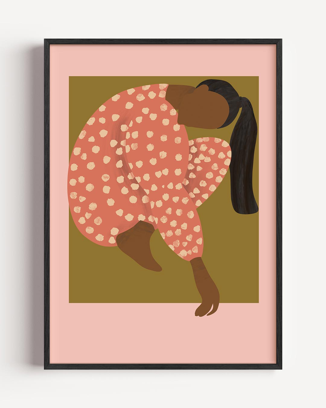 Stijlvolle Vrouwelijke Abstractie Poster-WallArtistic