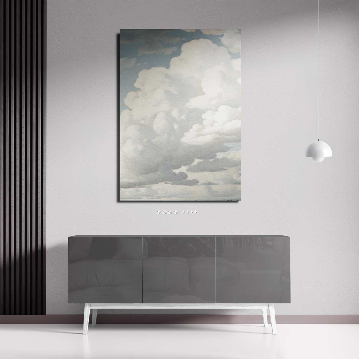 Dromerige Wolkenlucht Kunstwerk-canvas-dibond-plexiglas-wanddecoratie-WallArtistic